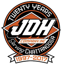 JDH Company Commercial Roofing Installation Celebrating 20 Years of Successful Business in the Chattanooga Area in 2017.